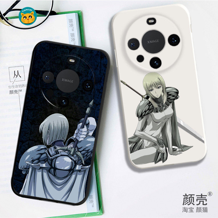 大剑动漫周边液态硅胶手机壳适用MATE80PRO华为NOVA12保护套MATE60黑白VIVOPPO小米15荣耀200苹果16真我