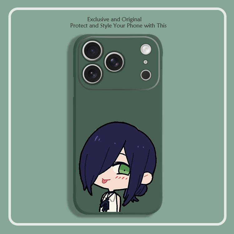 电锯人 蕾塞动漫周边8色液态硅胶12手机壳11适用14苹果15 16 17PROMAX红米K90全包软VIVO小米13挂绳IQOO12