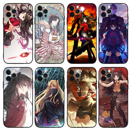 FATE远坂凛11液态硅胶12PRO手机壳适用iPhone8动漫XS苹果7PLUS软6