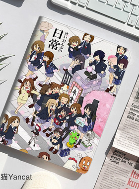 轻音少女k-on动漫平泽唯平板皮套适用ipad10保护壳pro13全包mini6软air56蚕丝纹10.9寸华为10.2笔槽11.5s小