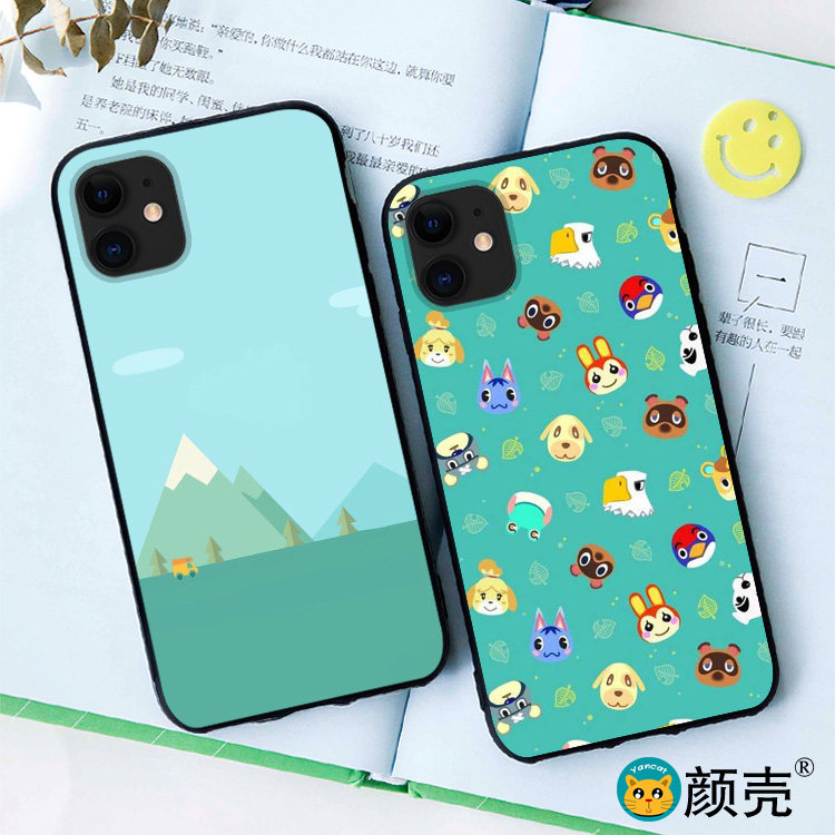 动物之森友会手机壳适用6s苹果XSMAX防摔7/8plus磨砂iphoneXs软11