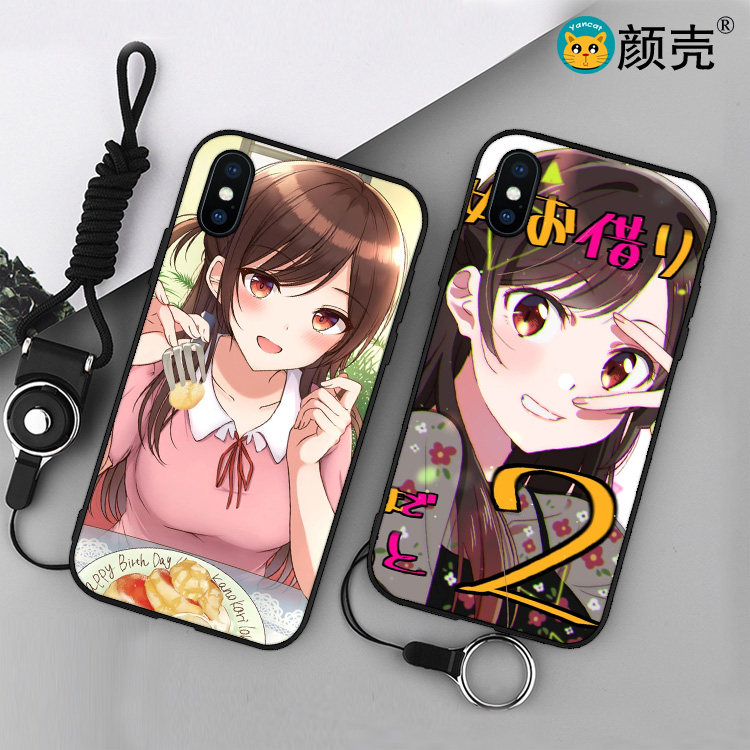 租借女友动漫周边XR手机壳适用iPhone11磨砂XSMAX苹果7/8PLUS软6s