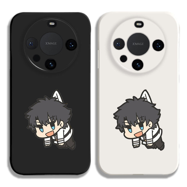 FGO 藤丸立香 咕哒男液态硅胶手机壳适用MATE80PRO华为NOVA12保护套MATE60黑白VIVOPPO小米15荣耀200苹果16