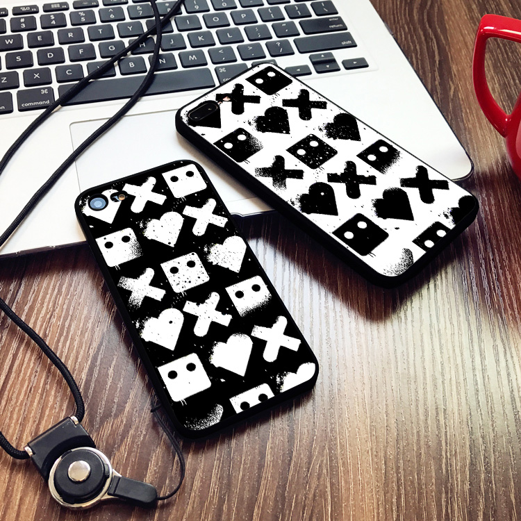 爱死亡和机器人适用于8手机壳XSMAX苹果6s挂绳XR磨砂7PLUS硅胶5SE