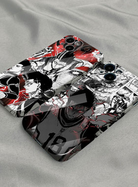 马狼照英 蓝色监狱 动漫周边菲林光面手机壳适用苹果iPhone 11 12 13 14 15 16 PRO MAX XS XR 7 8 SE3华为70