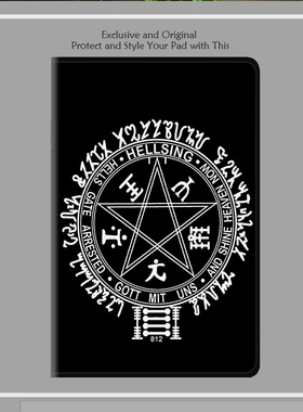 hellsing地狱之歌 皇家国教骑士团平板SE皮套10.4适用air保护壳matepad笔槽11.5s软12.2蚕丝纹10.8英寸华为