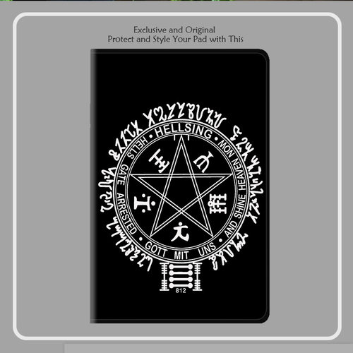 hellsing地狱之歌 皇家国教骑士团平板SE皮套10.4适用air保护壳matepad笔槽11.5s软12.2蚕丝纹10.8英寸华为