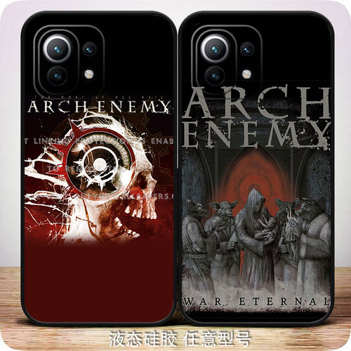 11液态硅胶12手机壳适用小米大敌Arch Enemy红米30至尊K40PRO苹果