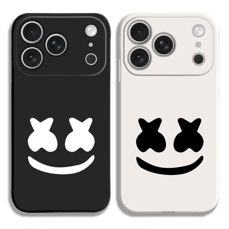 Marshmello棉花糖电音手机壳适用iPhone15硅胶13苹果16液态12保护套17PROMAX挂绳VIVO