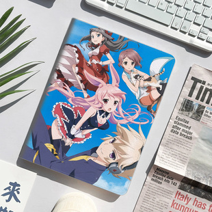 问题儿童都来自异世界 动漫周边平板皮套适用ipad10保护壳pro13全包mini6软air56蚕丝纹10.9寸华为10.2笔槽