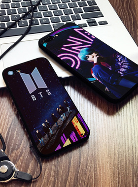 P40标志DNA演唱会适用于7plus手机壳X苹果6s挂绳6plus保护套8软5s