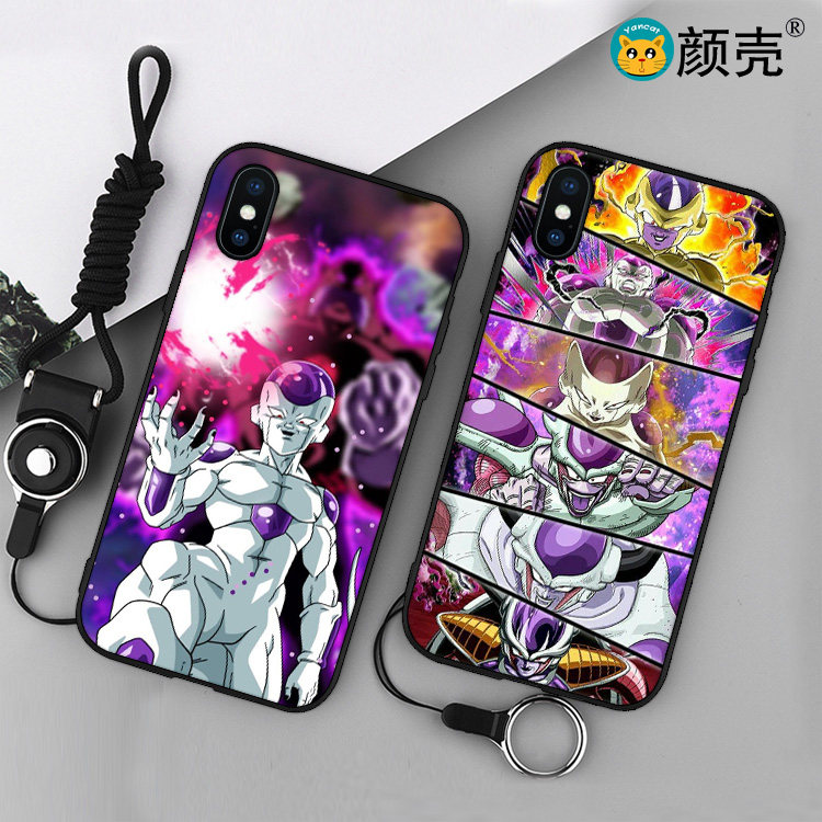动漫6s适用手机壳磨砂软壳挂绳