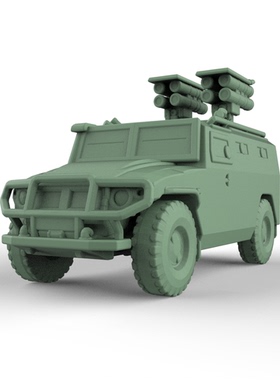 SS200385 1/200 军事模型 俄罗斯9P163-3短号进取型 装甲车 V2.0