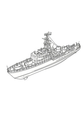 预售SSC1250173/S 1/1250 军事模型 苏联 T43级254型扫雷舰