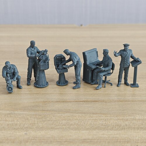 MRY-SFW LYWF015  美国提康德罗加巡洋舰乘员组  5pcs