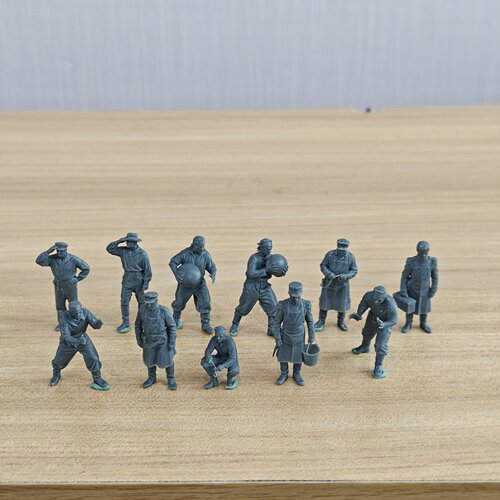 MRY-SFW LYWF003英国胜利号风帆战舰海军水手日程11人组  11pcs