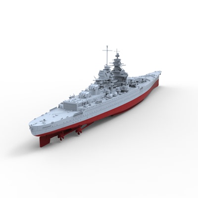 预售SSMODEL SSC1250145/S 1/1250法国 黎塞留级克莱蒙梭号战列舰