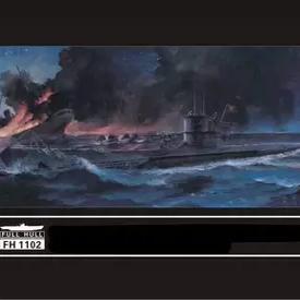 丹东网购 鹰翔 FH1102 1/700 VII B型潜艇 U-99 （两条装）