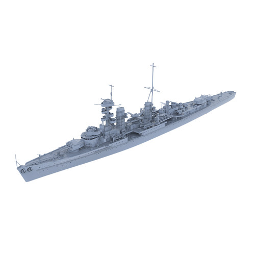 1/350比例军事模型 德国 卡尔斯鲁厄号轻巡洋舰 配兵人