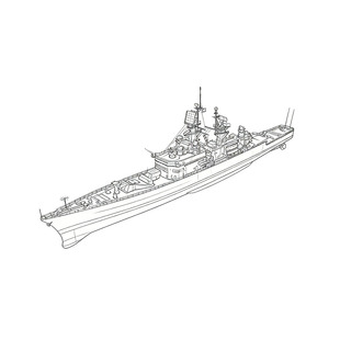 预售SSC3000165/S 1/3000 军事模型 美国 莱希级巡洋舰