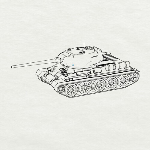 预售SS35378 1/35 军事模型 中国改造版T-34-85中型坦克