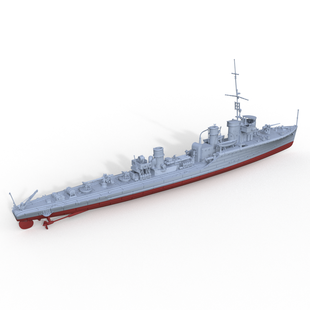 SSC144624/-A 1/144 军事模型 苏联 飓风级“雷 暴”号护卫舰