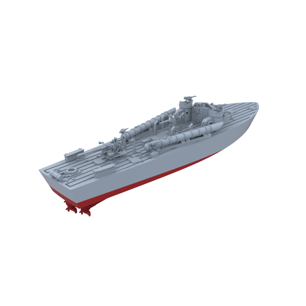 预售SSC100759/S 1/100英国 PT-71级希金斯78英尺型鱼雷艇 MTB422