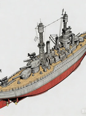 预售SSC1250134/S 1/1250  美国 科罗拉多级科罗拉多号战列舰