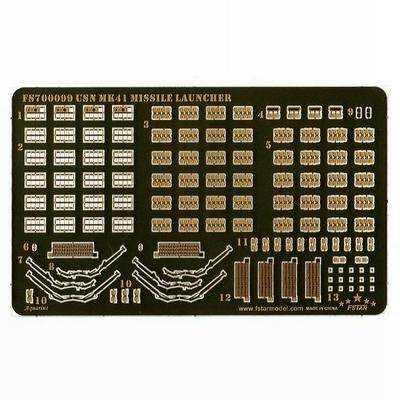 五星FS700099 1/700现代美国海军 MK-41 导弹发射器与吊装设备