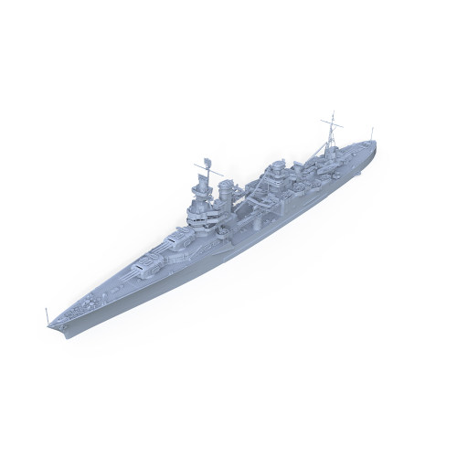 1/350比例 军事模型 美国 CA-33 波特兰级重巡洋舰 1942 配兵人