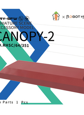 RHSC64351 1/64 迷你雨棚展示模型场景配件道具模型