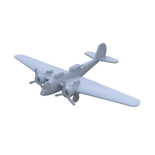 降落模式 LYR700259A 10B型轰炸机 700美国马丁B 6pcs