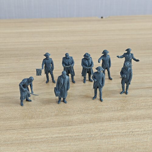 MRY-SFW LYWF002 英国胜利号风帆战舰海军军官日常9人组  9pcs