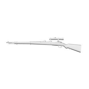 毛瑟G98狙擊槍 SSMODEL 各比例 德國 6pcs