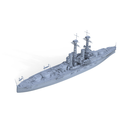 1/350比例 美国海军 BB-29 北达科他号 特拉华级战列舰 配兵人