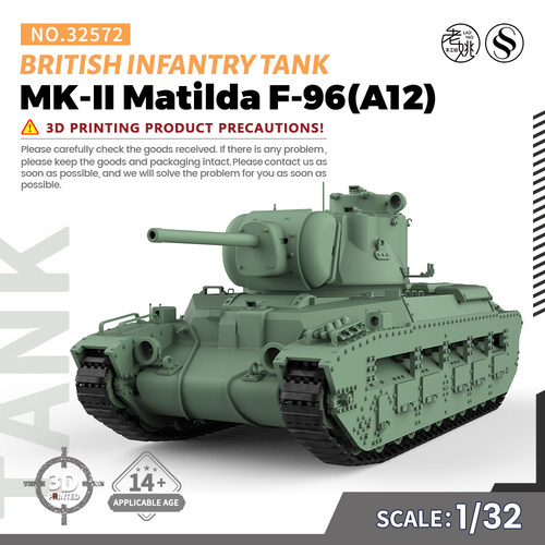 SS32572 1/32 英国 步兵坦克 Mk II 玛蒂尔达 (A12) F-96