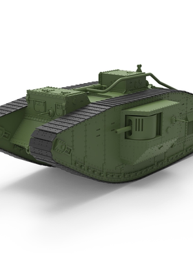 SS72372 1/72 军事模型 英国 马克 V 型坦克 Male 重型坦克