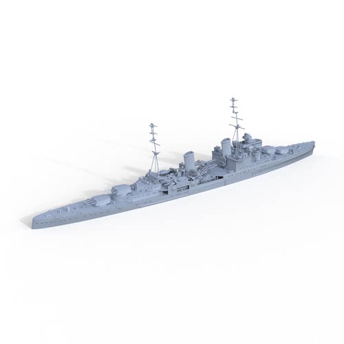 1/350比例军事模型 英国 南安普敦级 城级 轻巡洋舰 配兵人