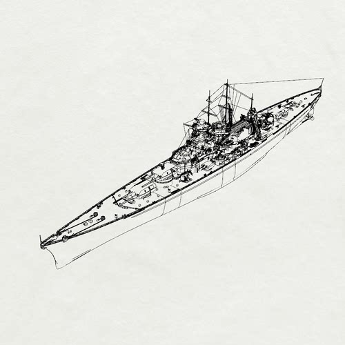 预售SSC2000210/S  1/2000沙恩霍斯特级战列巡洋舰 格奈森瑙号