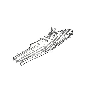 美国 军事模型 小鹰级美利坚号航空母舰 2000 预售SSC2000169