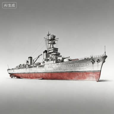 预售SSC2000128/S 1/2000 军事模型 絮弗伦级絮弗伦号重巡洋舰