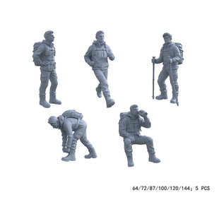 5款全场景登山者树脂手办，装备细节堪比实物！登峰者的桌面征途