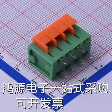 KF142V-5.08-4P 弹簧式接线端子 5.08mm 每排P数:4 铜 环保 直插