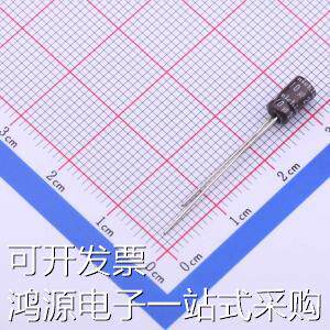 UPW1E100MDD6 直插铝电解电容 10uF ±20% 25V 原装现货