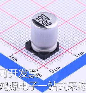 VD1E101MF105000CE0 贴片型铝电解电容 100uF &plusmn;20% 25V 原