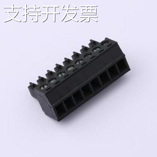 DB2EK-3.81-8P-BK-S 插拔式接线端子 1x8P 3.81mm 排数:1 每排P数