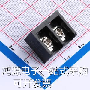 HB825-8.25-BK01-02P-Cu-S-A栅栏式接线端子 8.25mm 2x1P每排P