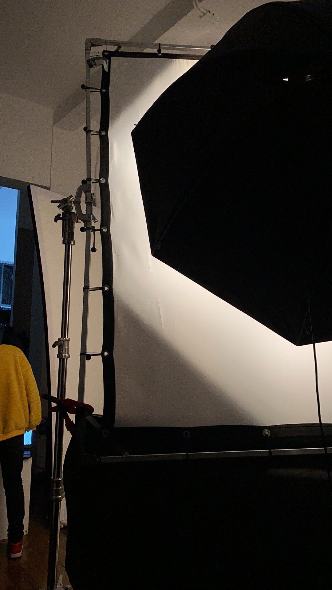 德国sunscrim摄影棚无接缝蝴蝶布绑绳加州阳光天衣无缝蝴蝶柔光屏