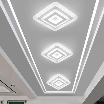 新款过道灯走廊入户玄关吸顶灯具LED现代简约阳台灯阳台吸顶灯