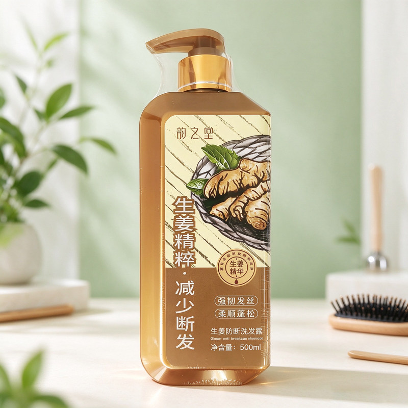 韵之堂生姜防断控油去屑洗发水